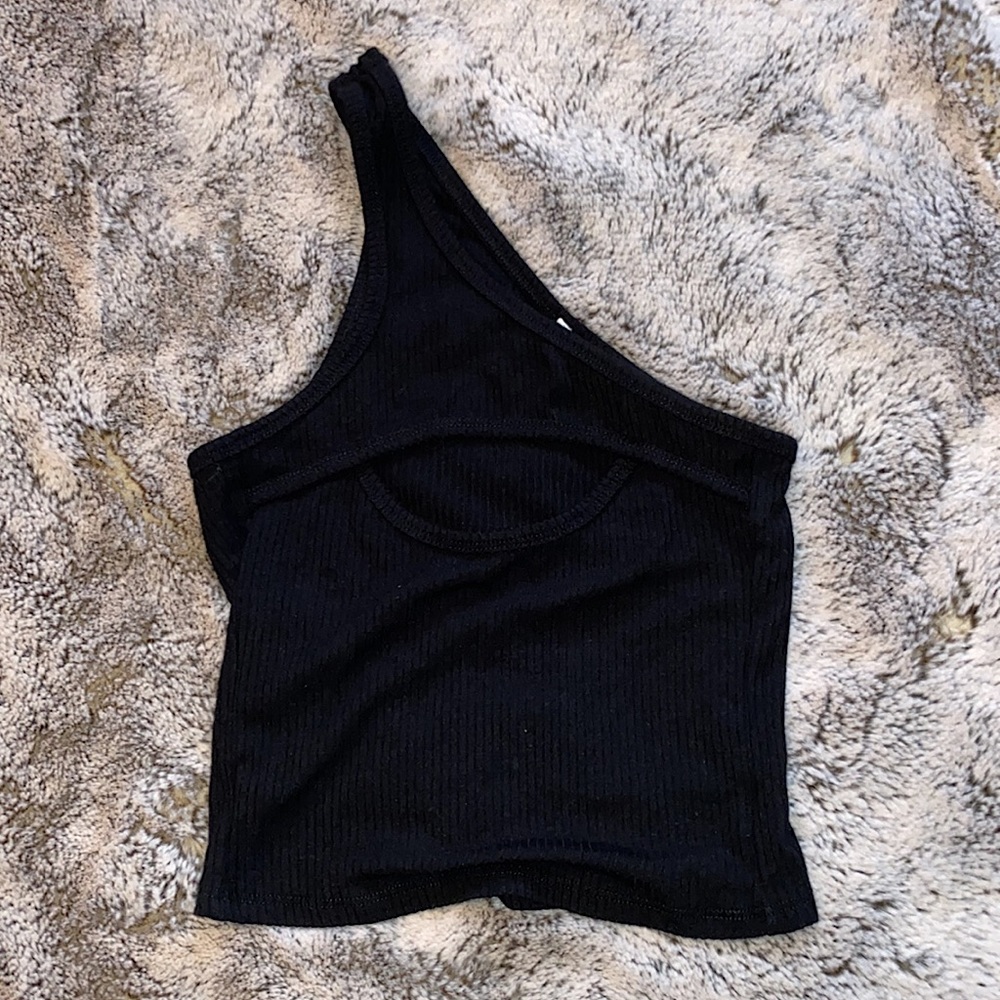LF Black Crop Top